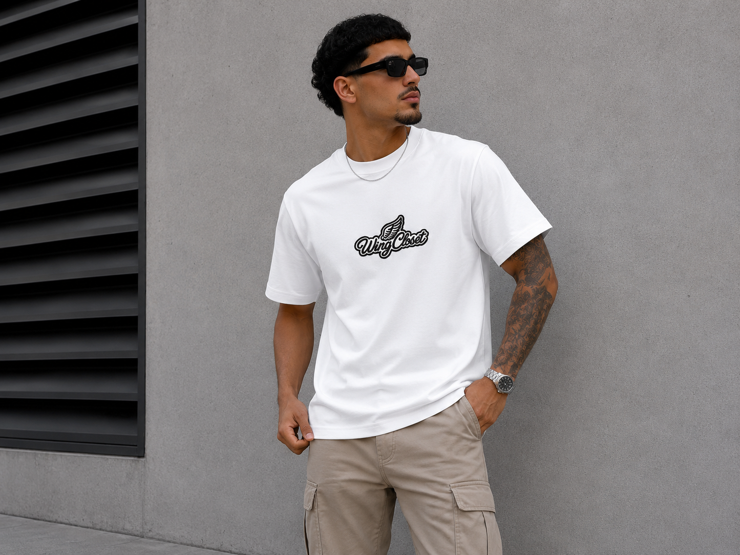 WingCloset Essential Tee - White